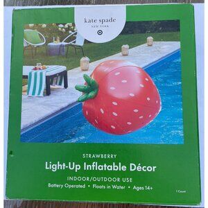 Kate Spade  Target Strawberry Light Up Inflatable Decor Indoor Outdoor 50" x 40"
